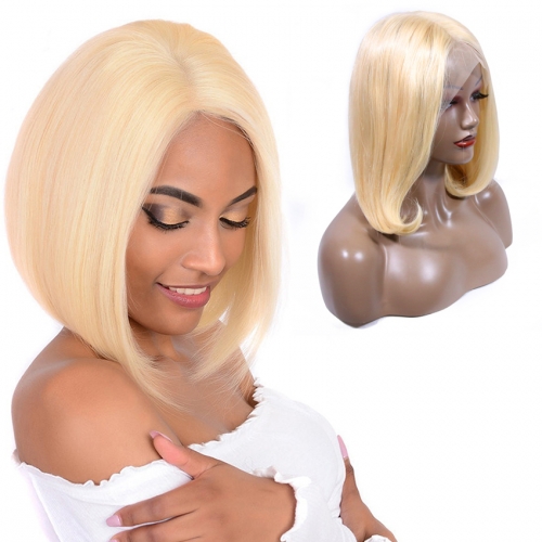 Lace Front 613 Blonde Bob Wigs