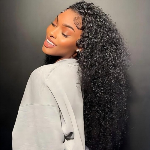 FBS Hair 13x4 HD Lace Soft Kinky Curly HD Lace Wig Ready to Go