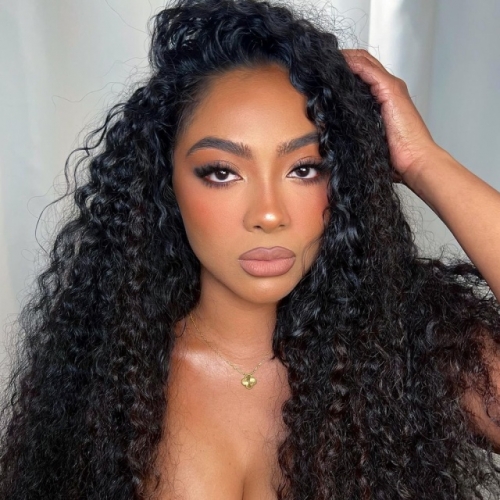 FBS Hair Trendy Burmese Curly Half Wig 100% Human Hair