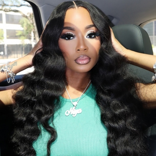 FBS Hair Loose Wave 13x6 HD Lace Frontal Plucked Natural Hairline